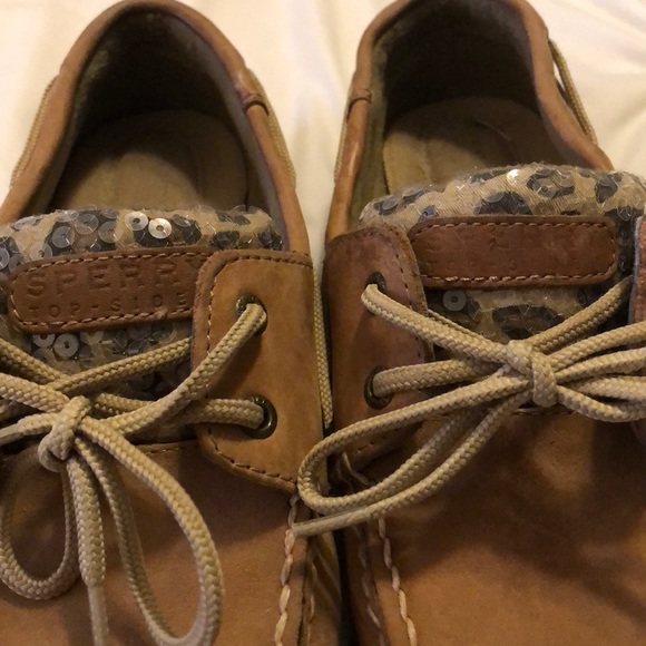 Sperry Leopard Sequin Shoes - Picture 4 of 5